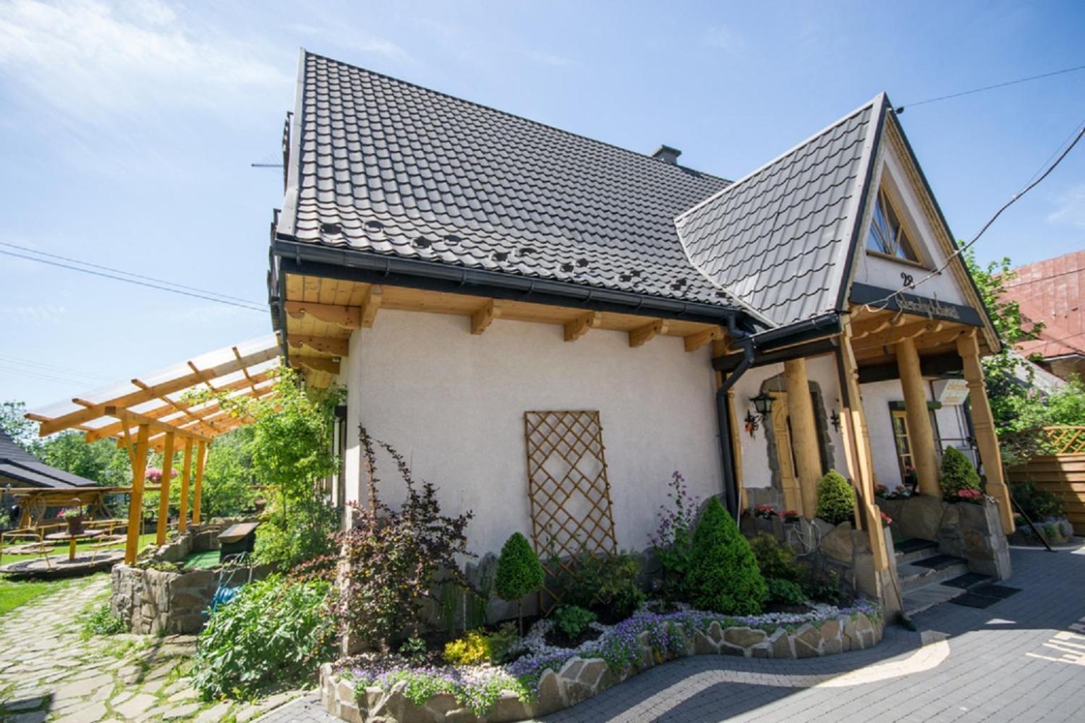 Ciukrowa Chatka Sauna & Jacuzzi Poronin Exteriér fotografie