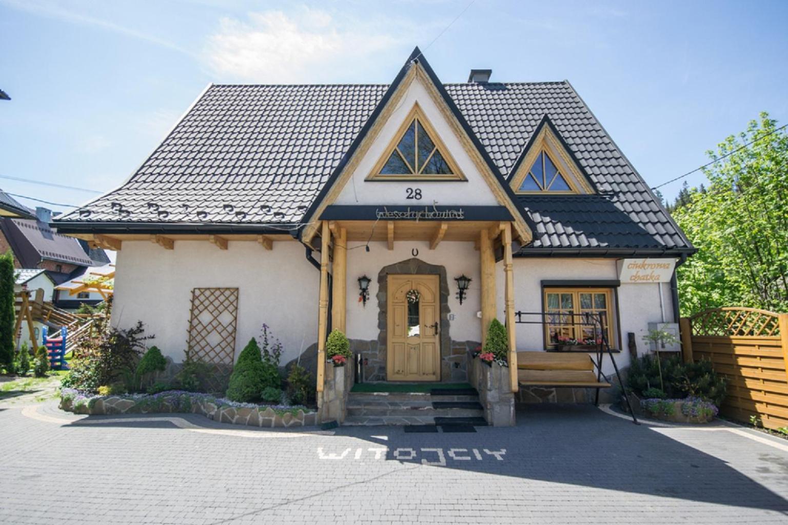Ciukrowa Chatka Sauna & Jacuzzi Poronin Exteriér fotografie