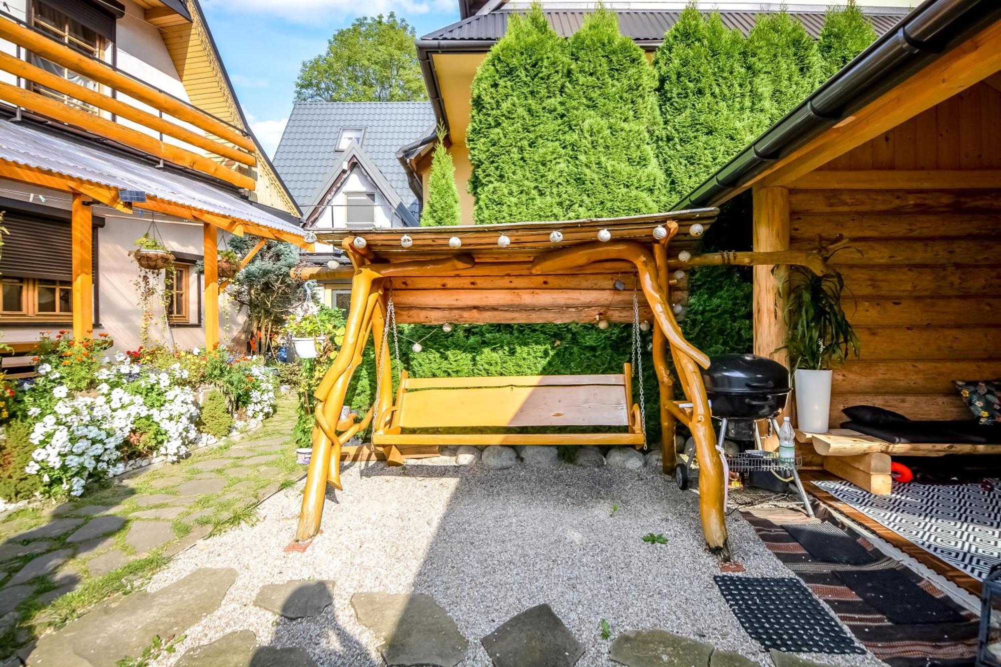 Ciukrowa Chatka Sauna & Jacuzzi Poronin Exteriér fotografie