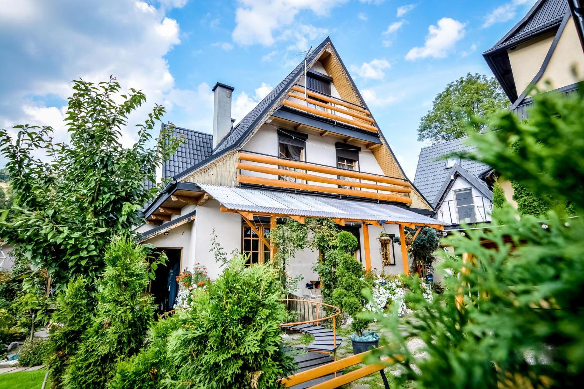 Ciukrowa Chatka Sauna & Jacuzzi Poronin Exteriér fotografie
